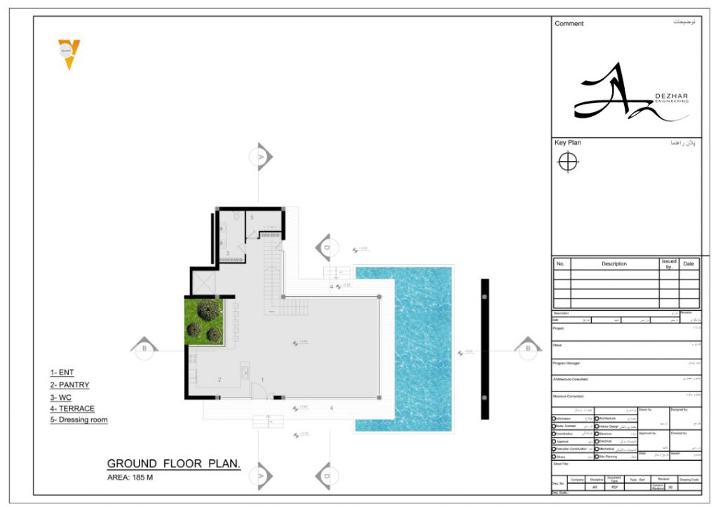 1 (Medium) villa plan