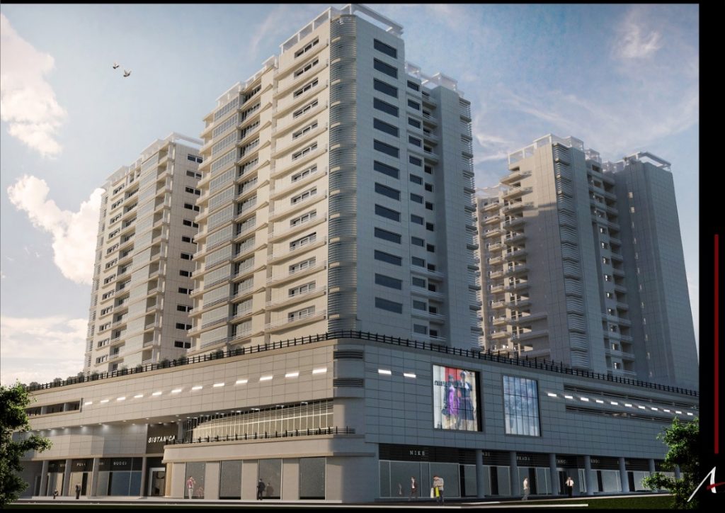 طراحی مجتمع تجاری مسکونی