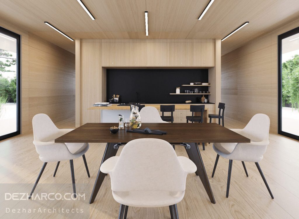 طراحی دکوراسیون داخلی ویلا 100 متری