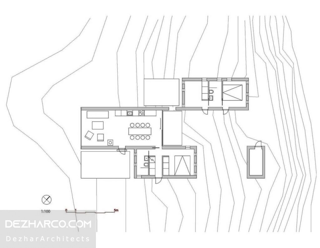 نقشه ویلا 100 متری خاص