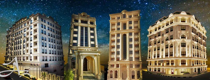 اجرای نما رومی با سیمان