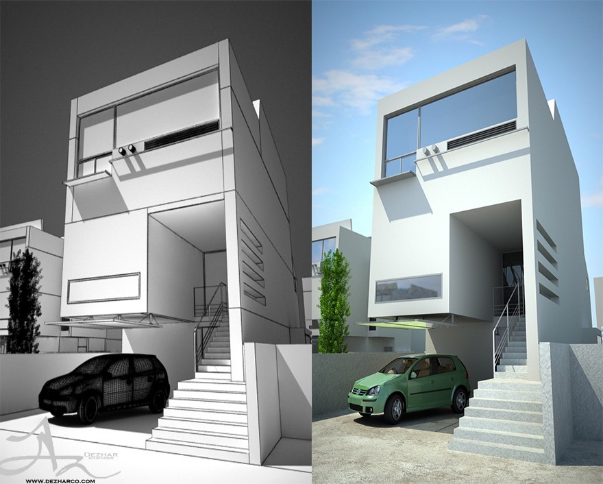 طراحی نما در 3d