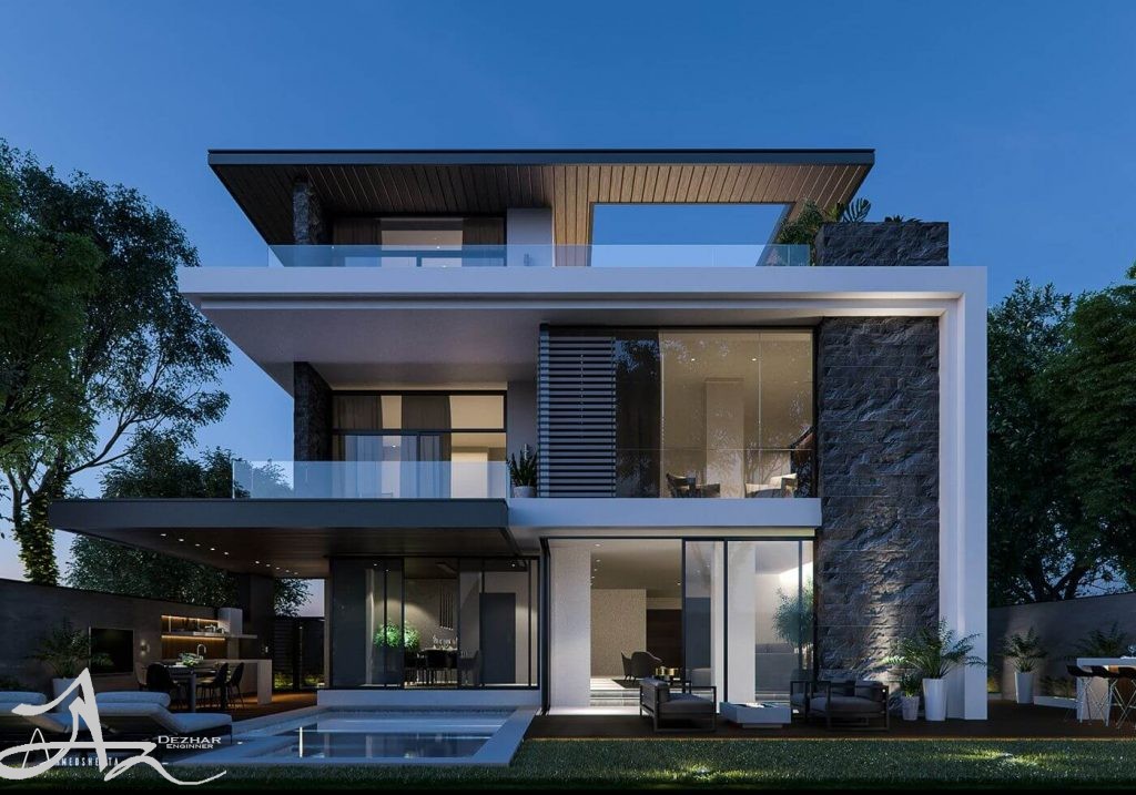 طراحی ویلا در هشتگرد