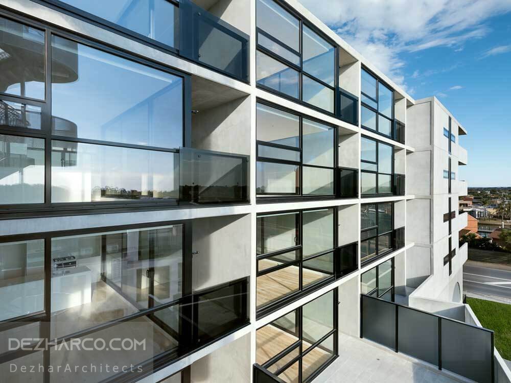 شیشه کاری در نما مدرن 2021