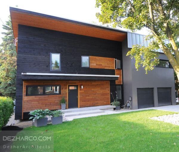 استفاده از رنگ تیره در طراحی نما 2021