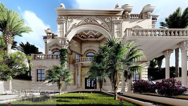 طراحی ویلا کلاسیک