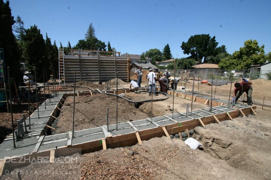 اجرا فونداسیون و پی ویلا