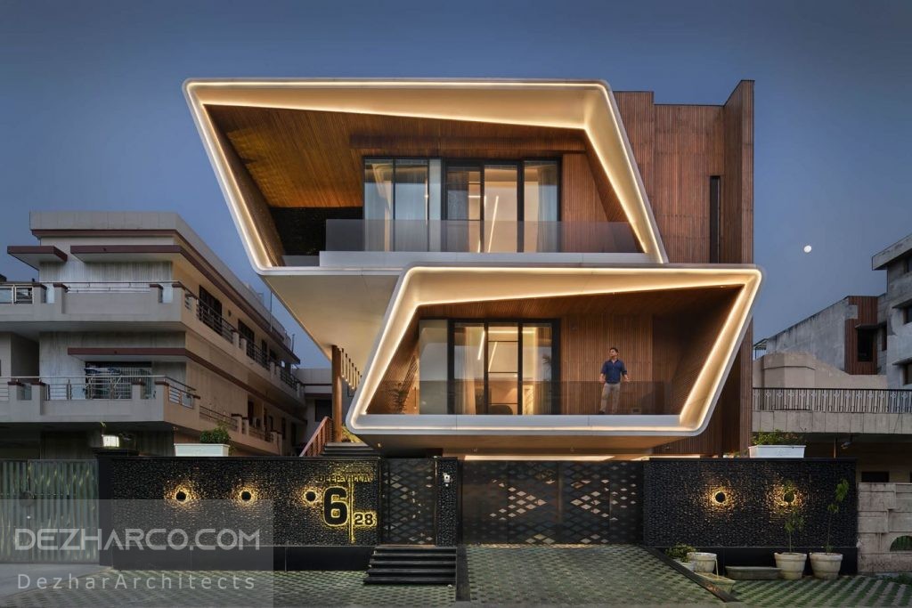 ساخت و اجرا نما ویلا مدرن