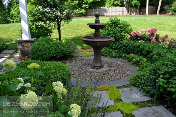 محوطه سازی باغ سنتی