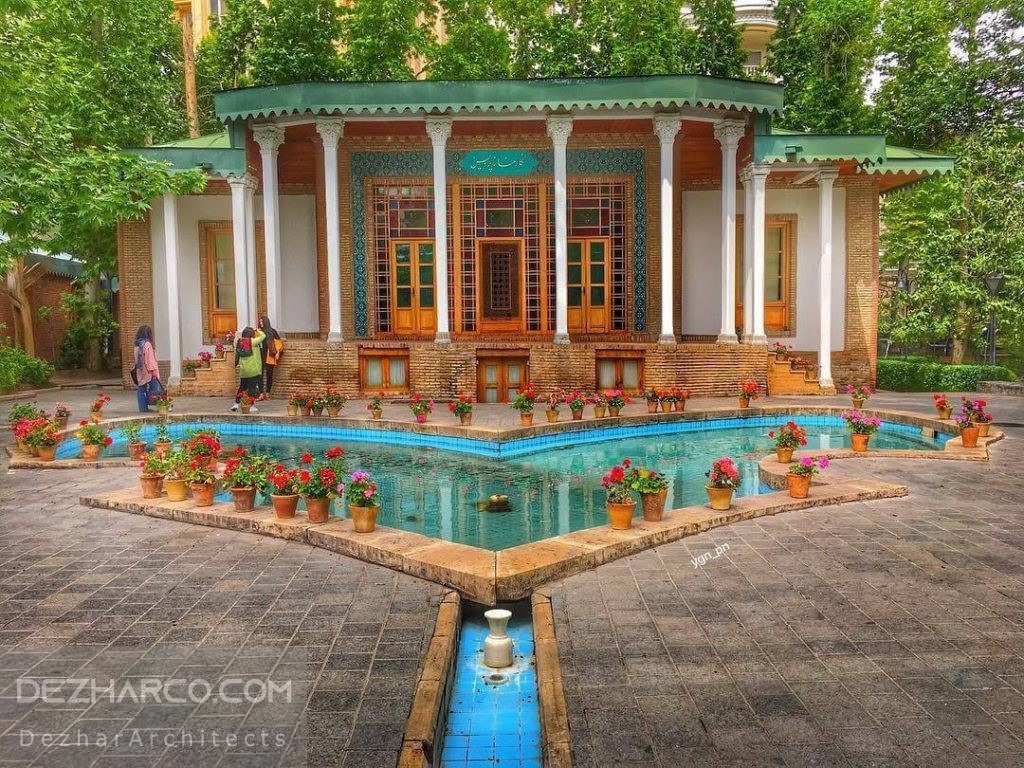 طراحی باغ ویلا سنتی ایرانی